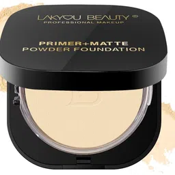 lakyou beauty Powder+Matte Compact Powder Smooth & Velvety Matte Finish For Flawless Skin Compact-picture-22
