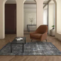 jaipur rugs Grey Abstract Wool 8 x 10 ft Hand Knotted Carpet image 1