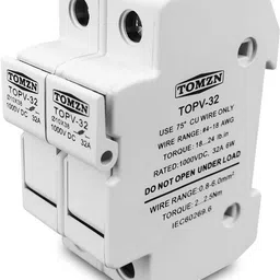 amicismart PV Fuse for Solar System Protection DC 1000V (2Pole 30A) Voltage Protector image 2
