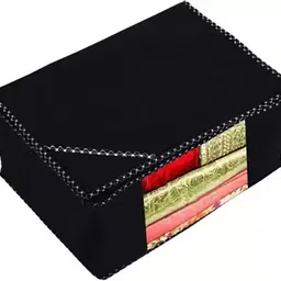 Champaran Industries Storage Space Saver Multipurpose Bag/ Wardrobe Storage Organizer Storage Box Cotton Laundry Bag image 4