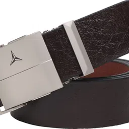 provogue Men Formal Brown Genuine Leather Belt image 2