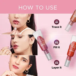 hilary rhoda Touch Of Mousse Lipstick | Matte Finish & Long Lasting | Smudge & Water Proof image 5