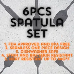 woiot WI-SPTLSET-01-BLK Non-Stick Spatula image 4