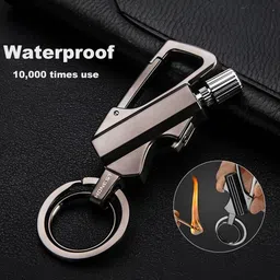 wundervox Keychain Bottle Opener and Matchstick Kerosene Refillable Keychain Lighter-X21 Pocket Lighter image 4