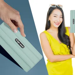 right choice Casual Light Green Clutch image 5