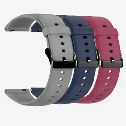 TRENDINGVIEW 22mm Strap Combo for Smart Watches (3 Straps) Black Buckle | Easy Fit Adjustable Design Smart Watch Strap-picture-28