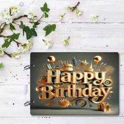 zedexgraphics Scrap Book Photo Album 20 Sheet Size 8.5x6 inch Theme, Scrapbook Kit image 3