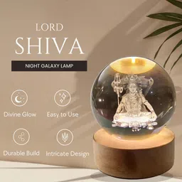 daji Lord Shiva Galaxy Crystal Ball Night Lamp Table Lamp-picture-27