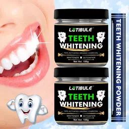 latibule 100% Organic Activated Charcoal Powder Face Mask, Cleansing Teeth Powder Teeth Whitening Kit-picture-14
