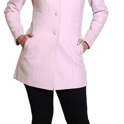 troo blue Women Solid Double Breasted Casual Blazer image 1