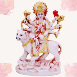 buji durga maa murti, durga murti, murti of durga, durga maa idol for home Decorative Showpiece - 24 cm image 4