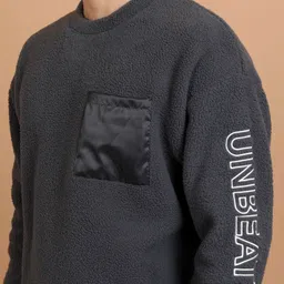 highlander Men Full Sleeve Solid Sweatshirt image 5