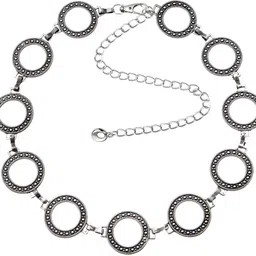 syga Women Casual, Evening, Formal, Party Silver Metal Belt-picture-22