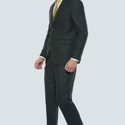 louis philippe Gods & Kings Men Single Breasted Solid Suit image 3