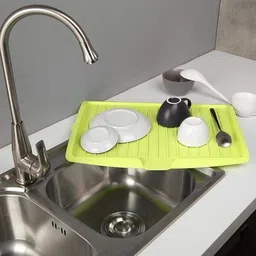 vortipu 1pcs Green Draining Tray Plastic Storage Holder Drying Rack Tray for Tools Tray image 3