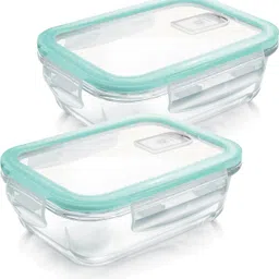Lunch Box Borosilicate Glass | Safety Lock Airtight Tiffin Containers 1 Containers Lunch Box-picture-27