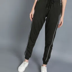 metronaut by flipkart Solid Women Dark Green Track Pants-picture-22