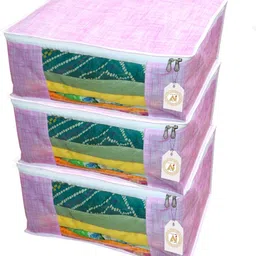 PRAHAN INTERNATIONAL Soiled Garment Bag/Apparel Storage, Appliance Covers Amit75817 for Sarees Cloths Polyester Laundry Bag-picture-19