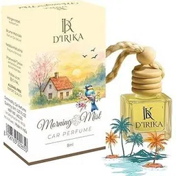 uniqon D'irika Morning Mist 8ml Hanging Car Perfume Premium Essential Oil Car Freshener Air Purifier image 1