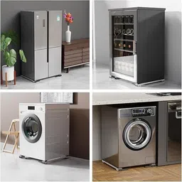 fippyo Moving Roller Wheel Set Easy and Safe Shifting Slider Tools Appliance Furniture Caster image 3