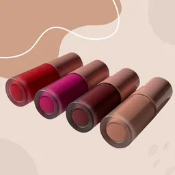 Set of 4 Smudge-Proof Red Lipsticks-image-7