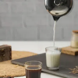 ayutas (Pack of 8) Tea Milk Juice Coffee Glass Cups For Modular Kitchen, Teastalls & Gifts 100 ML Glass Hot Beverage Glass image 3