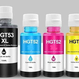 tequo HP DeskJet GT Series Ink Bottles Black + Tri Color Combo Pack Ink Bottle-picture-13