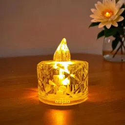 esp 1 Pcs Flameless & Smokeless Crystal For Home, Room, Festival diwali Decor Candle-picture-27