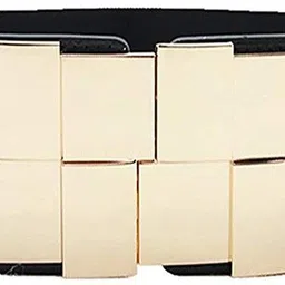 Women Black, Beige Nylon Belt-image-34