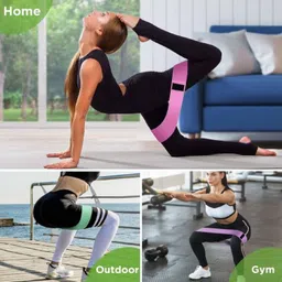alornor Hip Booty Bands for Squats,Legs,Thigh,Glutes and Butt -Ideal for Men&Women-L35 Resistance Tube image 2