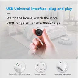 KIFEBITE WiFi Security Camera 1080p Mini Hidden Spy Cam USB Powered Continuous Monitoring Spy Camera image 4