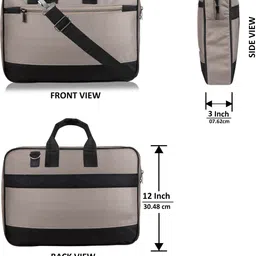 hvh world Men & Women Grey Messenger Bag image 2
