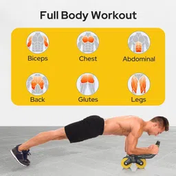 halohop AB Roller Wheel With Calorie Record Counting Exercise Wheel For Abdominal Ab Exerciser image 5