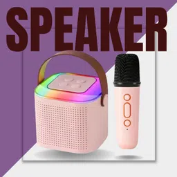 JOCR 10W Bluetooth Speaker Wireless Karaoke Mic Speaker with RGB Light speakersUY315 10 W Bluetooth Party Speaker-picture-55