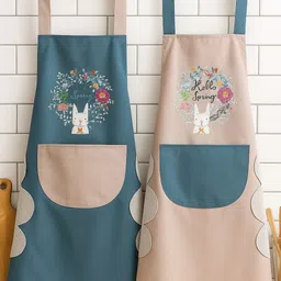 vewikzy Cotton Chef's Apron - Free Size-picture-19