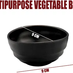 zido Melamine Vegetable Bowl /Katori for Vegetables, Curd, Gravies, Soups, Ice Cream, Desert etc. image 3