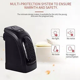 drumstone (Buy 1 Get 1) 400W Mini Fan Heater – Portable Winter Gift for Home & Travel Fan Room Heater image 3