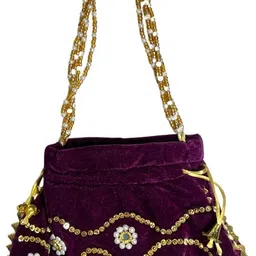 aa international Women Pink Potli-picture-47