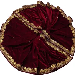 Velvet Embellished Maroon Women Dupatta-image-39