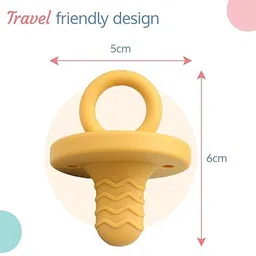 kidzcomfy Silicone Baby Bottle Nipples – Anti-Colic Teat for Smooth Milk Flow (Pack of 2) Soother image 2