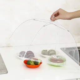 voiish 2Pcs Reusable Food Cover for Outside 17-Inch Collapsible Pop-Up Mesh Food Tent 17 inch Lid, Pack of 2 image 2