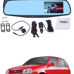 lovmoto Universal For Car Dual Lens Dvr Dash Camera 4.3inch Rearview Mirror For Ze-n Universal For Car Dual Lens Dvr Dash Camera 4.3inch Rearview Mirror For Ze-n Parking Sensor image 1