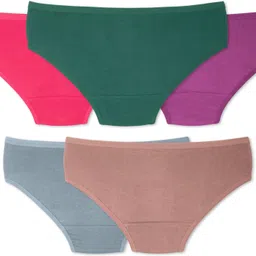 selsia Pack of 5 Women Hipster Multicolor Panty image 2