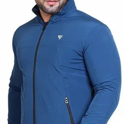 E-MAX Casual Windcheater For Mens Solid Men Wind Cheater-picture-12