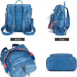 houseofcommon Medium 25 L Laptop Backpack Fashion Shoulder Multipurpose Knapsack Convertible Top Handle Detachable Bag image 5