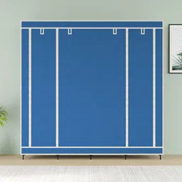 maison & cuisine 88170 Storage Organizer Shelves for Clothes Racks Non Woven Fabric Almirah Cotton Collapsible Wardrobe image 3