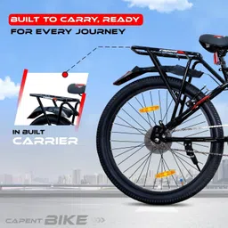 capent Infinity 24T IBC Cycle with Carrier for Big Kids Boys/Girls 9 to 13 age 24 T (inch) Road Cycle image 5