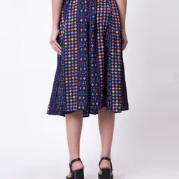 manat diva Women Printed A-line Multicolor Skirt image 2