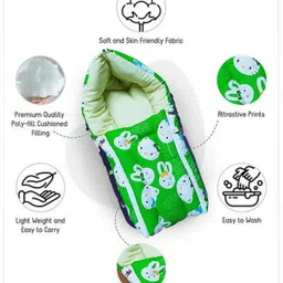 kotton candy 3-in-1 Baby Sleeping Bag & Cotton Carry Nest: Lightweight, 0-4 Month Babies Sleeping Bag image 5