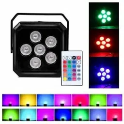 raghav trading RGB Stage Par Light 60 Led-DJ Light with Remote Control | UV 6in1 Color Shower Laser Light-picture-15